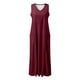 thumbnail image 4 of Vestido largo sin mangas con cuello en V y color liso para mujer: corte holgado, bolsillos, vestido informal cómodo para el día a día., 4 of 5