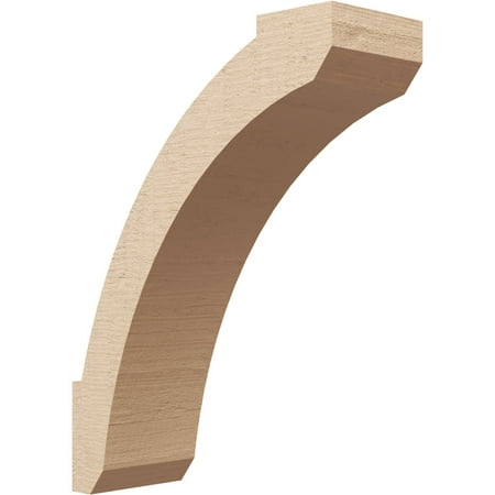 

Ekena Millwork 5 W x 14 D x 18 H Lafayette Rough Cedar Woodgrain TimberThane Knee Brace Primed