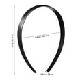 thumbnail image 2 of MERRYHAPY 20Ud Diademas De Plástico Negras Finas Para Mujer Accesorios Para El Simple Y Cómodo, 2 of 7