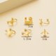 thumbnail image 1 of Pendientes de Clip de oreja sin perforación con hojas de Color dorado para mujeres y hombres, pendientes de cartílago falso, joyería al por mayor ZefeiWu 1327533462662, 1 of 1