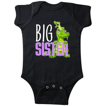

Inktastic Big Sister with Cute Alligators Gift Baby Boy or Baby Girl Bodysuit