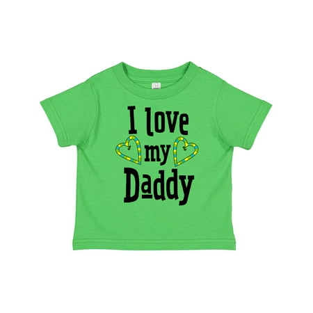 

Inktastic I Love My Daddy- Hearts Gift Toddler Boy or Toddler Girl T-Shirt