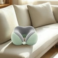 thumbnail image 4 of Memory Foam Neck Pillow For Travel Home Ergonomic Support Comfortable Polyester Sleeping Rest Relaxation, 4 of 4