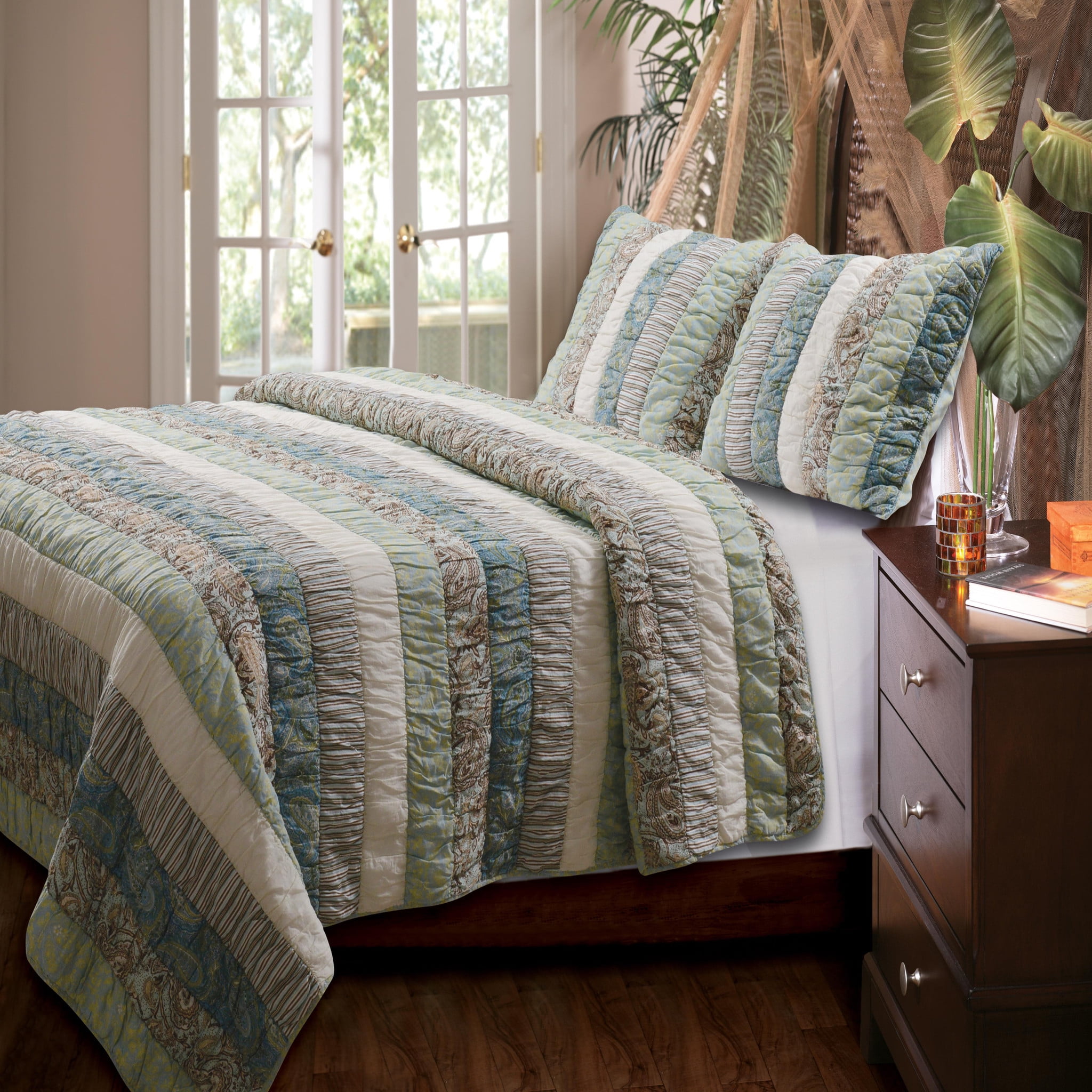 Greenland Home Fashions Paradise Quilt Set