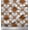 Tawny Brown, variant on Soimoi Cotton Voile Fabric Diagonal Check Printed Fabric 1 Yard 42 Inch Wide