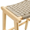thumbnail image 6 of Modway Saoirse 26" Fabric & Wood Counter Stool in Natural (Set of 2), 6 of 10