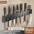 thumbnail image 4 of Gosuguu Elegant Wall-Mounted Multi-Functional Organizer and Knife Rack, Minimalist Kitchen Storage Solution, Space-Saving Tool for Utensils and Knives, 4 of 4