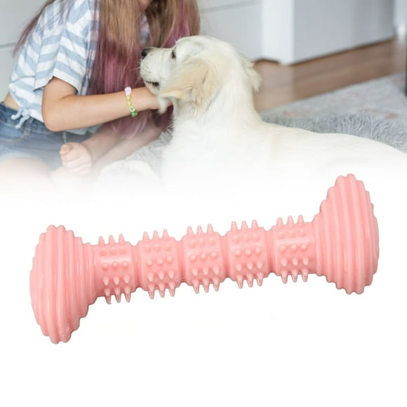Dog Chew Toys, Rubber Dog Toy For Aggressive Chewers Cute Bone Shape Teeth Cleaning And Grinding Soft Puppy Teething Chew Toys Rubber Dog Bone For Power Chewers