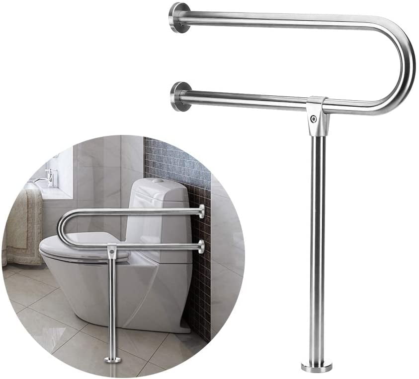 Handicap Grab Bars for Bathroom Toilet Safety Bars Showers Handicap Rails Stainless Steel Grab