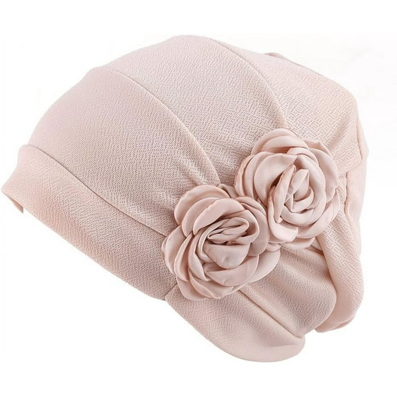 1Pc/2Pcs Chemo Caps Headwear for Women Turbans Beanies Flowers Hats Headwrap for Cancer Patient Hair Loss