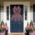 thumbnail image 2 of SIYTUAU Festive Independence Day Decorative Bow Star Pattern Polyester Cloth For Wreath Gift, 2 of 6