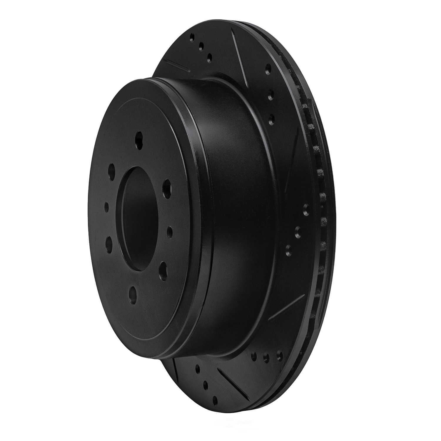 Dynamic Friction Company 633-54188R DFC Brake Rotor - Drilled And Slotted - Black