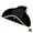 Black, variant on TRICORN HAT PARTY CARIBBEAN PIRATE ADULTS FANCY