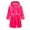 Rose Red A, variant on WOLLED Kids Solid color Bathrobe Boys Girls Hooded Velvet Night-Robe 2-8Y Toddler Flannel Robe Pajamas Single-Layer Double-Sided Soft Pjs Sleep