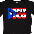 thumbnail image 4 of Inktastic Puerto Rico Flag in Text Boys or Girls Long Sleeve Baby Bodysuit, 4 of 5
