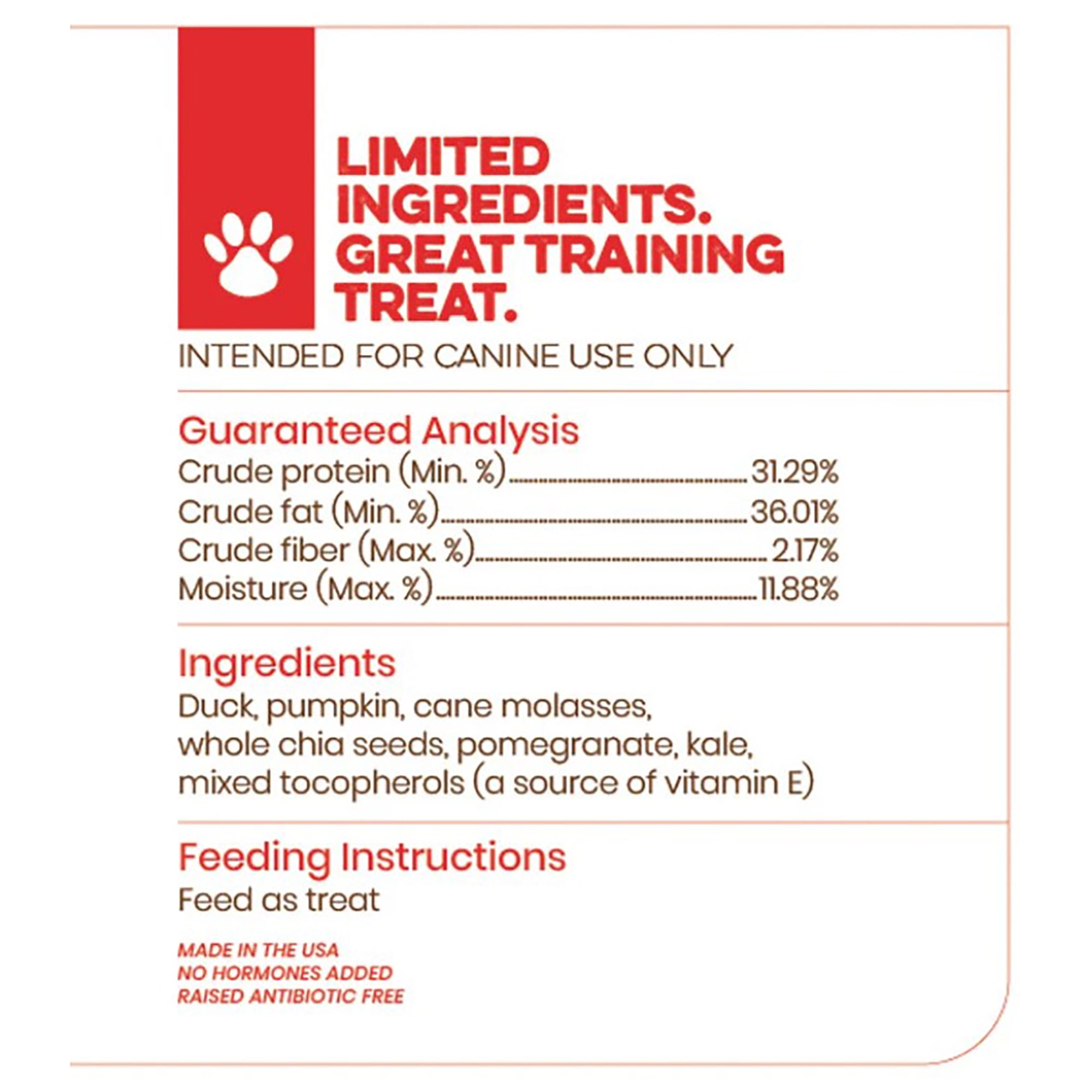 Scout & Zoe's: Duck Delights Jerky - 4oz Dog Treats, Limited Ingredient Superfood Blend, Chia-Pomegranate-Kale-Pumpkin, Nutritious Grain-Free Pet Chew
