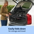 thumbnail image 4 of Andador con ruedas Medline de acero para adultos con movilidad reducida, color negro, capacidad de peso de 136 kg, ruedas de 20 cm, plegable, asas ajustables, ideal para personas mayores., 4 of 5