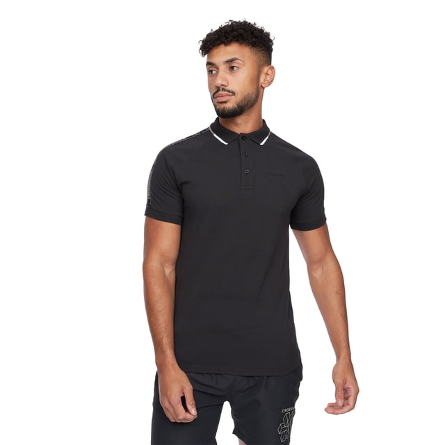 Crosshatch - Polo Allred para Hombre (Negro)