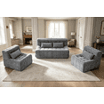 thumbnail image 5 of UIVJGAG 63" Grey Loveseat Sofa, Boneless Cloud Couch, 2 Seat Floor Sofa with 2 Pillows Deep Seat, No Assembly for Bedroom Living Room, 5 of 7