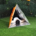thumbnail image 5 of Naranja reutilizable bolsa de dormir de emergencia impermeable térmica supervivencia camping viaje tienda, 5 of 5