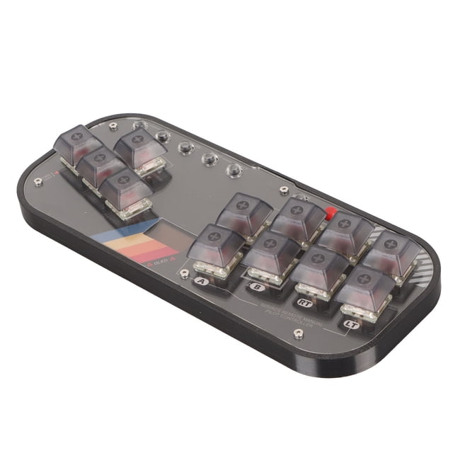 Teclado Arcade Stick, Tecla Gris Translúcida, Latencia Ultrabaja, Silencioso, Arcade Fight Stick Para Controlador De Juego