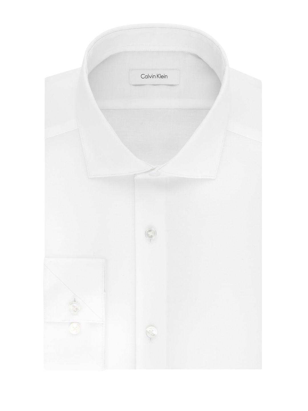 Slim-Fit Textured Dress Shirt - Walmart.com