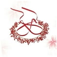 thumbnail image 3 of FOMIYES Elegant Red Bridal Hair Band Crystal Beaded Headpiece for Wedding Style, 3 of 8