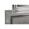 thumbnail image 2 of New Classic Furniture Valentine Solid Wood Dresser with 9 Drawers in Silver, 2 of 5