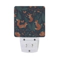 thumbnail image 5 of Yayeee LED Plug in Night Light for The Home with Auto Dusk to Dawn Light Sensors, 2 Pack, Whimsical Foxes Pattern, 5 of 6
