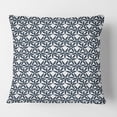 thumbnail image 2 of Designart Retro Abstract Flower Design IV' Mid-Century Modern Throw Pillow - 18x18, 2 of 2
