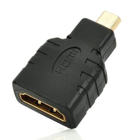Micro HDMI to HDMI Converter for Camera / Cell Phone / MP4 with Micro HDMI (Best Mp4 To Avi Converter)