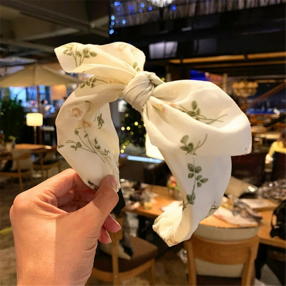MSJUHEG Western Headbands,Top Knot Headband,Tie Headband,Headbands,Bow Headbands,Hairband Fabric Head Accessories Wrap Hair Headband Beige 1 One Size