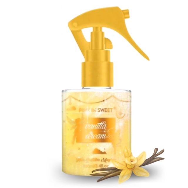 Perfume para el cabello Pink In Sweet Hair Magic Sparkles, 100 ml, color vainilla