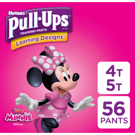 Pull-Ups Girls' Learning Designs Training Pants, Size 4T-5T, 56