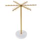 thumbnail image 1 of Soporte giratorio para collares: expositor de joyas, organizador de pulseras, torre colgante con ganchos y base redonda para colección de joyas., 1 of 7