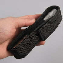 GOOHOCHY  6 Pcs Torch Bag Flashlight Belt UV Camping Accessories Black