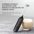thumbnail image 4 of XIBUFE Rechargeable Milk Frother Handheld with Stand,Double Coil Whisk Coffee Frother Wand Drink Mixer for Coffee,Cappuccino,Lattes,Frappe,Matcha and Hot Chocolate,Black, 4 of 8