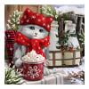 thumbnail image 1 of 5D bricolaje taladro redondo completo diamante pintura Navidad animales decoración regalo hecho a mano FLhrweasw Nuevo, 1 of 9