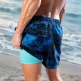 thumbnail image 6 of DAKIMOE Men's Swim Trunks with Mesh Lining Quick Dry Sports Shorts Beach Shorts Boardshorts Bathing Suit Swimwear, XL, 6 of 6