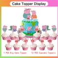 thumbnail image 5 of Peppa Pigs Birthday Cups Party Supplies Decor Backdrop Plates Fans Decorations Banner, 5 of 6