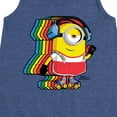 thumbnail image 3 of Despicable Me Minions - Retro Rainbow Skater - Toddler & Youth Girls A-line Dress, 3 of 5