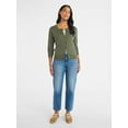 thumbnail image 5 of Time and Tru Women's Fine Gauge Cardigan Sweater, Lightweight, Sizes XS-XXXL, 5 of 8