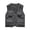 C3-Gray, variant on Safari Cargo Vest Jacket for Men Zip Up V Neck Sleeveless Vests with Multi-Pockets Jacket Lightweight Travel Hunting Fishing Casual Outerwear,Camouflage Green 3XL