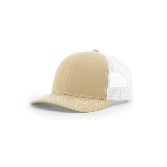 Gorra de béisbol Richardson 112 Trucker OSFA caqui/blanco