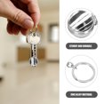 thumbnail image 3 of Weiweiguan 2Pcs Lovely Piano Elements Key Chains Key Rings Unique Musical Instrument Pendants, 3 of 6