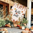 thumbnail image 2 of Fall Flags 28 X 40 Double Sided Hello Fall Pumpkin Decorative House Flags for Outside Outdoors Autumn Burlap Flags Welcome Large Flag Farmhouse Porch Lawn Decor, 2 of 6