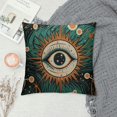 thumbnail image 2 of HENGT  All-Seeing Eye Cosy Throw Cushion Cover Retro and Boho Big Yellow Pupil Celestial Alchemy Cosmic Symbol Pillow Cover Cotton Linen Decorative for Living Bedroom/Office for Men Women, 2 of 5