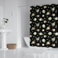 thumbnail image 2 of Pioneer Flower Floral Print Pattern Shower Curtain 72"x84", Bathroom Decorative Shower Curtain Set with 12 Hooks, Waterproof Washable, 2 of 6