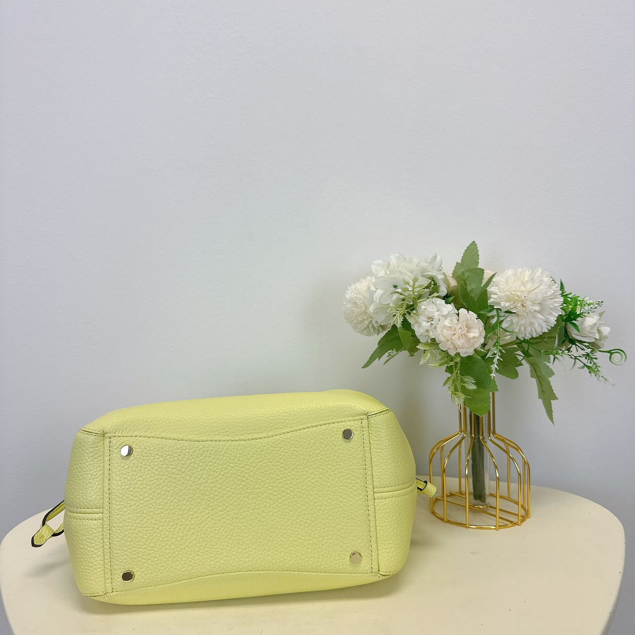 Kate Spade New York Women's Dumpling Small Leather Satchel (Tennis Ball)