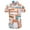 Orange, variant on RKSTN Men's Hawaiian Shirt Vacation Wear Beach Shirts for Men Short Sleeve Button Up Men's Summer Shirt